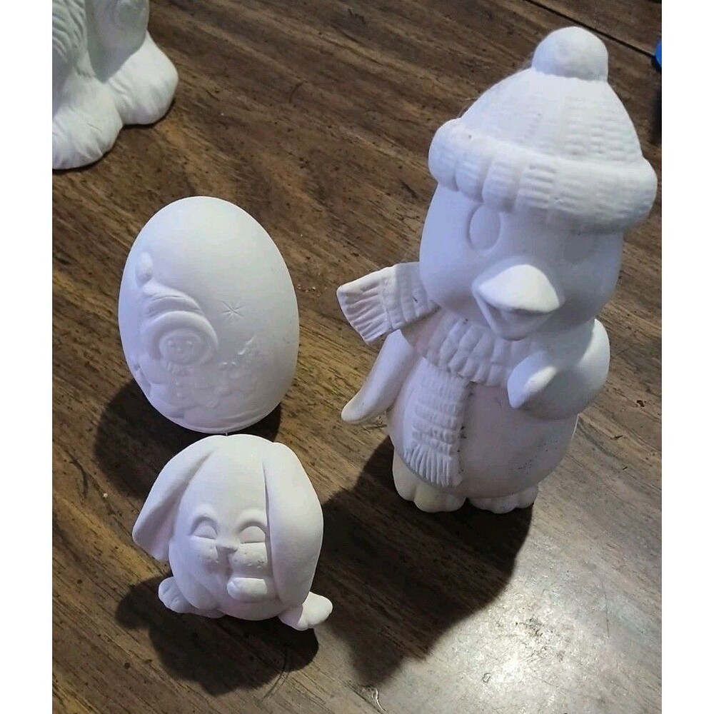 Cermamic Mold Lot 1980s Vintage Unpainted